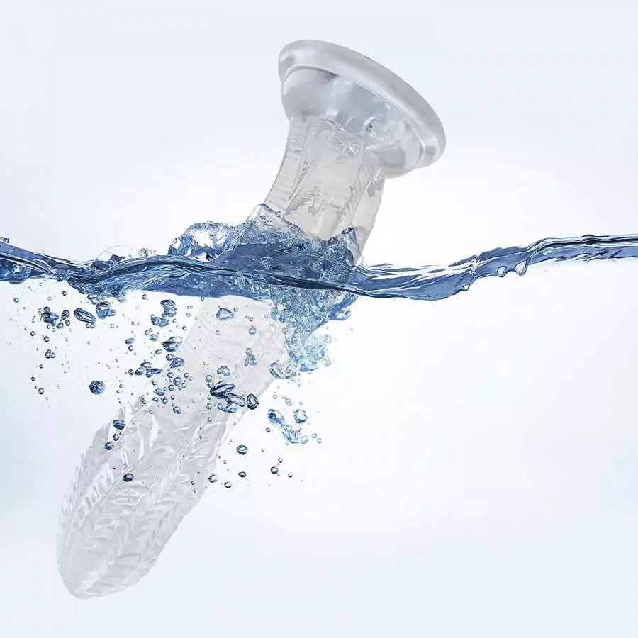 Realistic Dildos Adult Sex Toy - 10.43 inch Flexible Dildos with Suction Cup G-spot Penis Cock with Textured Ridges for Prostate