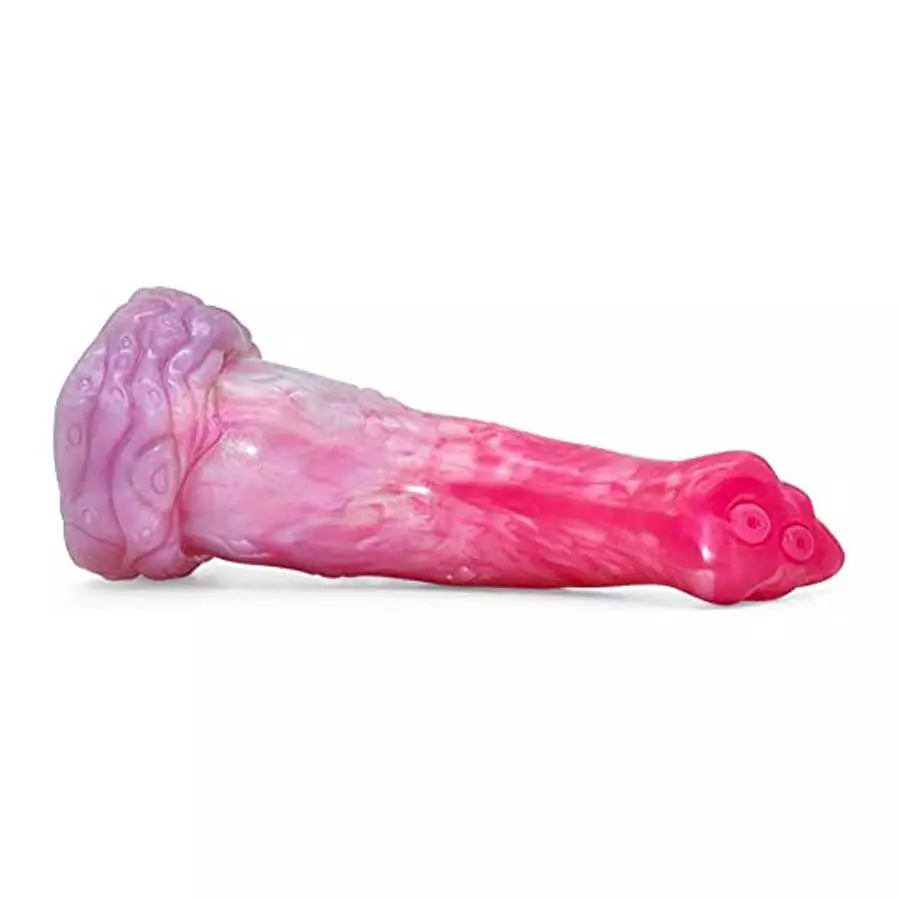 Tentacle Dildo Animal G Spot Dildo Monster Anal Butt Plug 8 inch Dildo with Suction Cup Sextoy for Women- Pink Color
