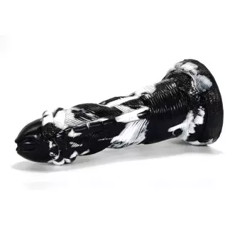 Multi Color Soft Feeling Alien Dildo Couple Use Lover's Gift (Black+White) Multi Color Soft Feeling Alien Dildo Couple Use Lover's Gift (Black+White)