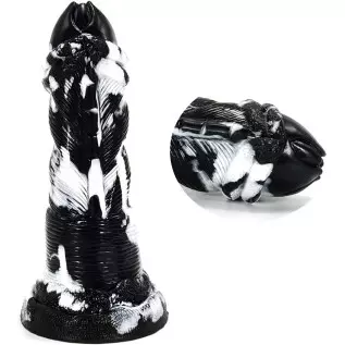 Multi Color Soft Feeling Alien Dildo Couple Use Lover's Gift (Black+White) Multi Color Soft Feeling Alien Dildo Couple Use Lover's Gift (Black+White)