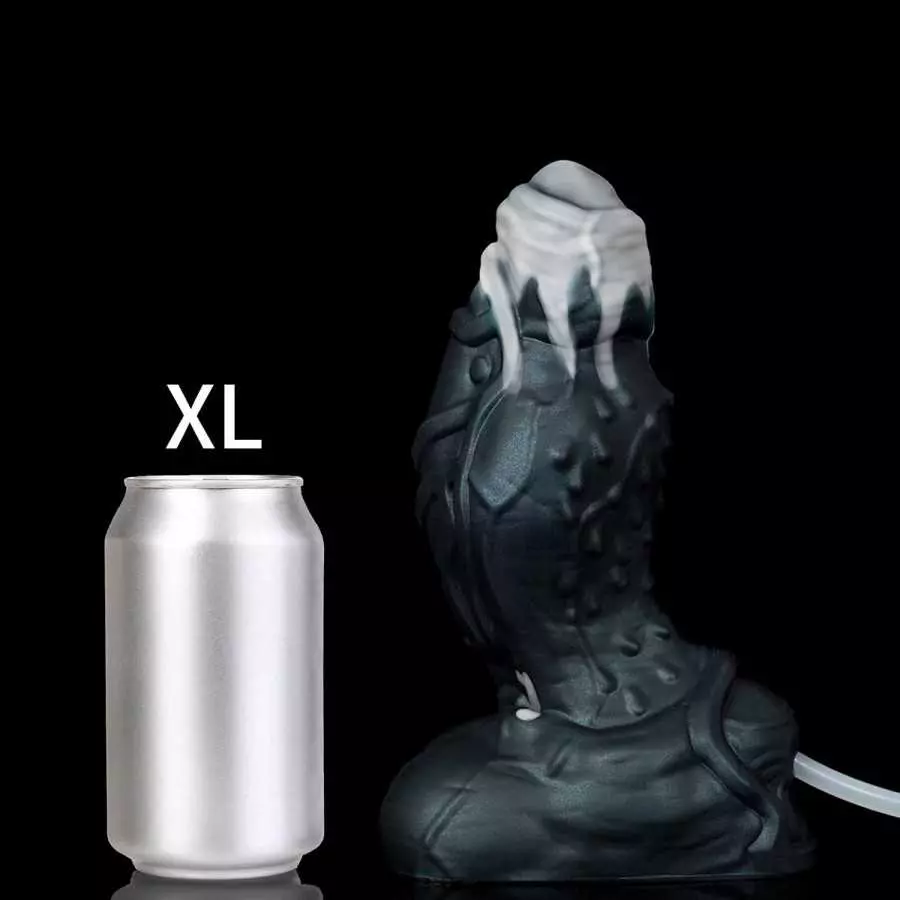 9.3" Nothosaur 「Torben with Cum Tube」Silicone Anal Plug,Unique Design Huge Dildo with Strong Suction Cup for Hands-Free Play Adu