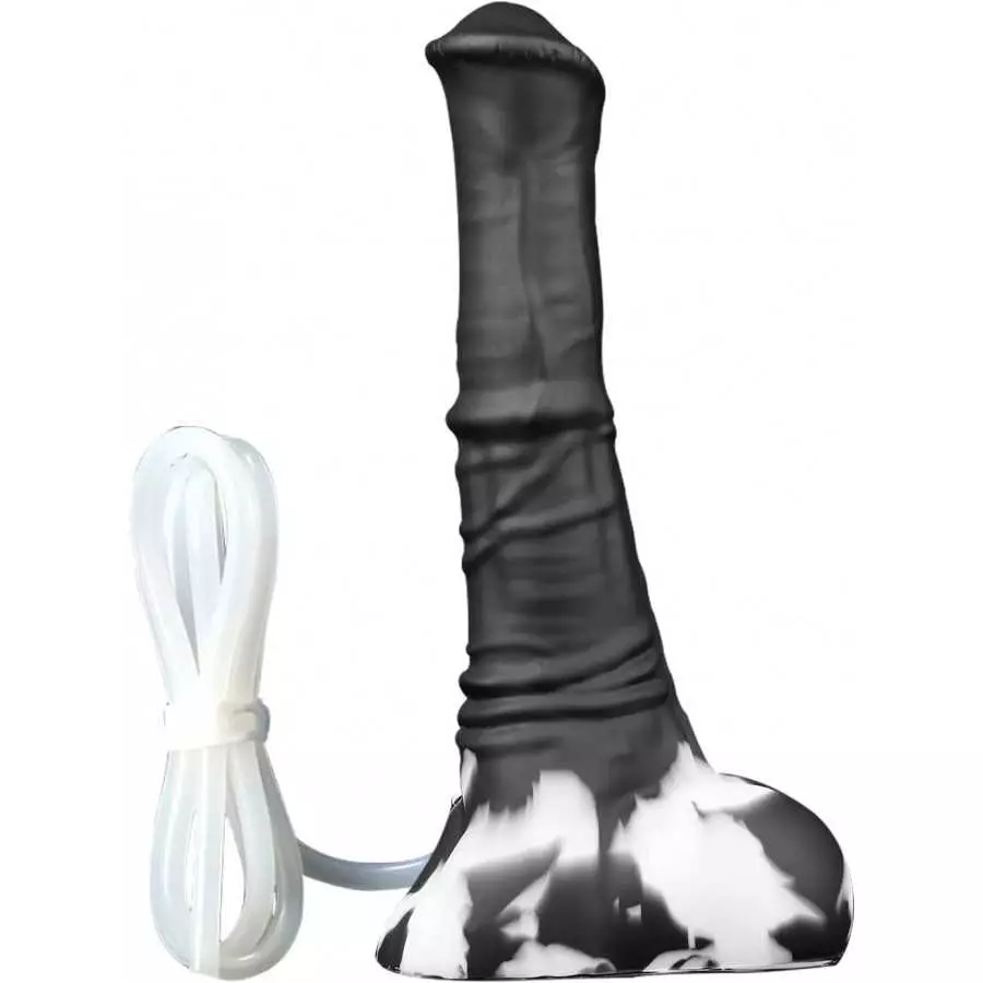 Nothosaur「AVOYO with Cum Tube」14.8 inch HorseIIDildo Medium Soft Platinum Silicone Dildo,Unique Design with Strong Suction Cup f Nothosaur「AVOYO with Cum Tube」14.8 inch HorseIIDildo Medium Soft Platinum Silicone Dildo,Unique Design with Strong Suction Cup f