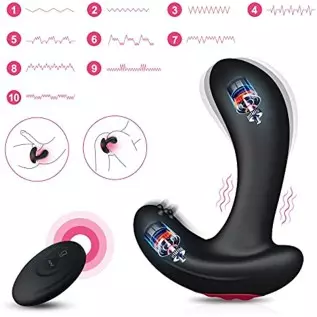 Anal Vibrator Inflatable Butt Plug & 6.8 Inch Body Safe Material G spot Adult Lifelike Dildo Anal Vibrator Inflatable Butt Plug & 6.8 Inch Body Safe Material G spot Adult Lifelike Dildo