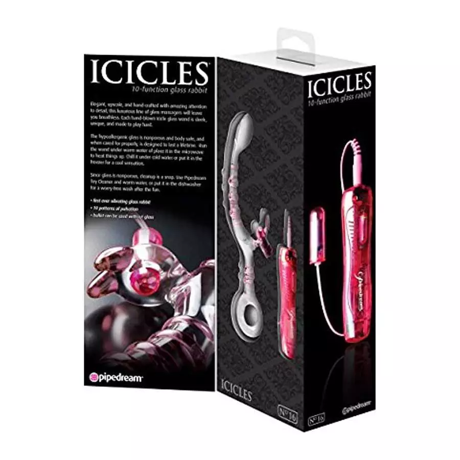 Icicles #16 Ten Function Glass Rabbit Icicles #16 Ten Function Glass Rabbit