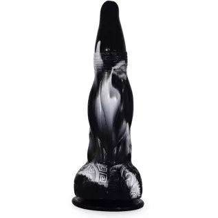 Soft Irregular Multi Colored Suction Anal Dildo Plug for Women Men Gift for Lover (Blue+White)