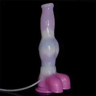 Dog Squirting Dildo with Suction Cups Hands-Free Animal Knotted Ejaculating Dildo Waterproof Women Adult Sex Toys Dog Squirting Dildo with Suction Cups Hands-Free Animal Knotted Ejaculating Dildo Waterproof Women Adult Sex Toys