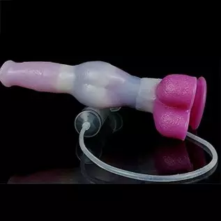 Dog Squirting Dildo with Suction Cups Hands-Free Animal Knotted Ejaculating Dildo Waterproof Women Adult Sex Toys Dog Squirting Dildo with Suction Cups Hands-Free Animal Knotted Ejaculating Dildo Waterproof Women Adult Sex Toys