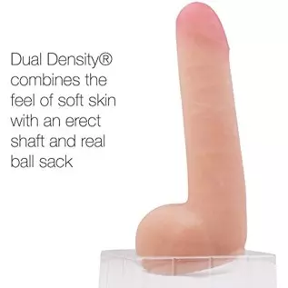 CyberSkin Penis with Balls, Slimline CyberSkin Penis with Balls, Slimline