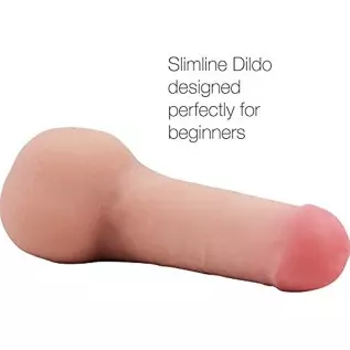 CyberSkin Penis with Balls, Slimline CyberSkin Penis with Balls, Slimline