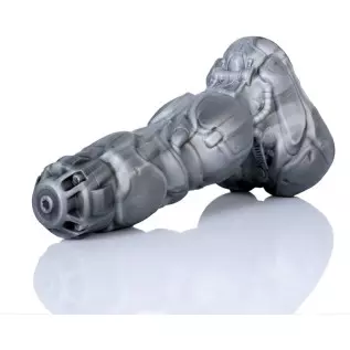 Nothosaur「Rocco」7.7 Inch Fantasy Knot Anal Plug,Unique Design Dildo with Strong Suction Cup for Hands-Free Play, Yellow, L