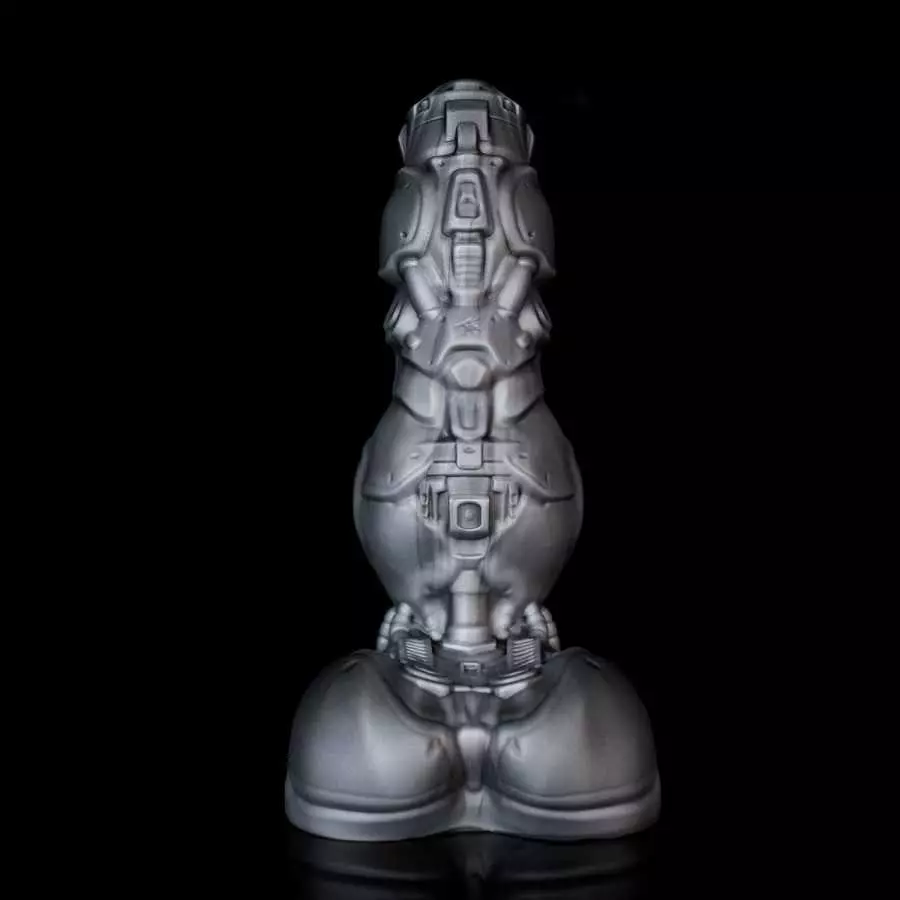 Nothosaur「Rocco」7.7 Inch Fantasy Knot Anal Plug,Unique Design Dildo with Strong Suction Cup for Hands-Free Play, Yellow, L