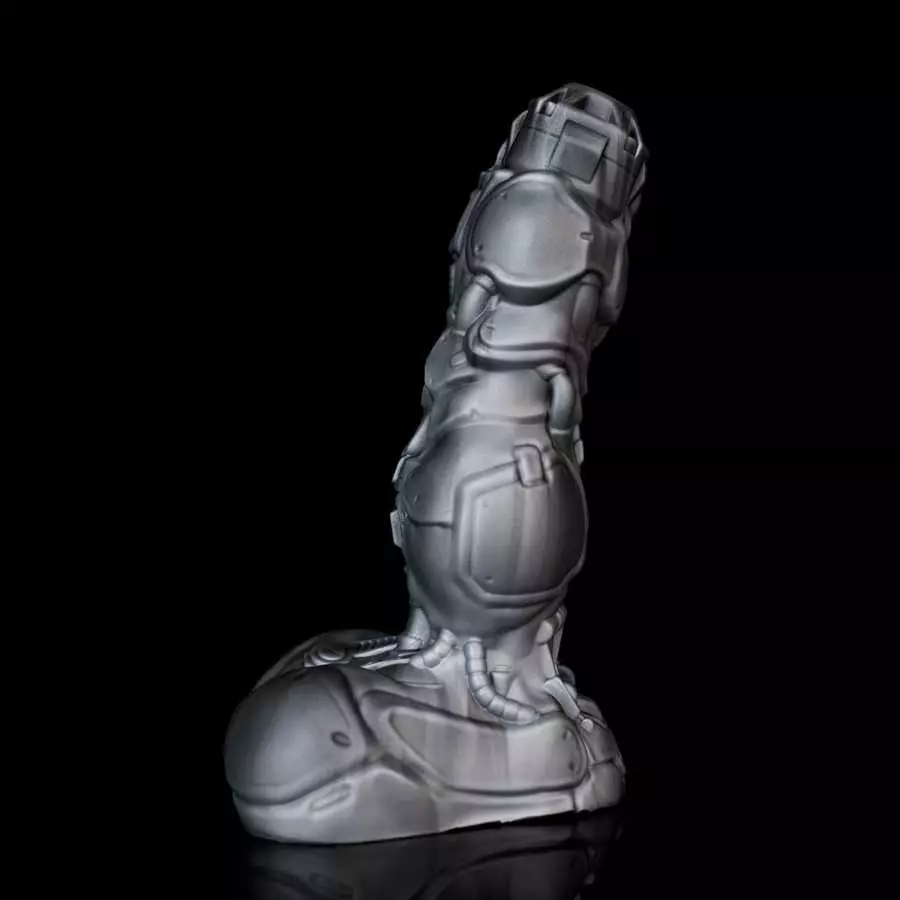 Nothosaur「Rocco」7.7 Inch Fantasy Knot Anal Plug,Unique Design Dildo with Strong Suction Cup for Hands-Free Play, Yellow, L