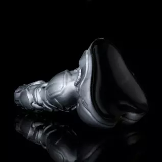 Nothosaur「Rocco」7.7 Inch Fantasy Knot Anal Plug,Unique Design Dildo with Strong Suction Cup for Hands-Free Play, Yellow, L