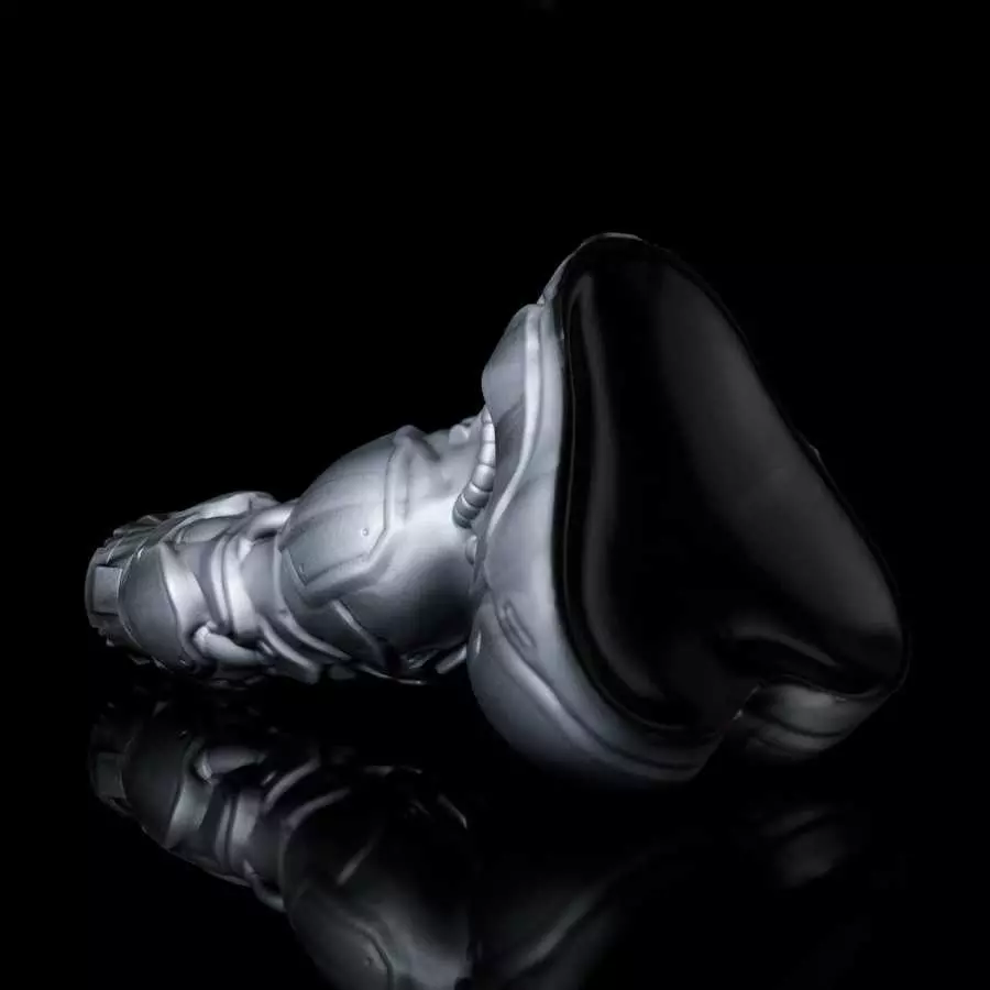 Nothosaur「Rocco」7.7 Inch Fantasy Knot Anal Plug,Unique Design Dildo with Strong Suction Cup for Hands-Free Play, Yellow, L