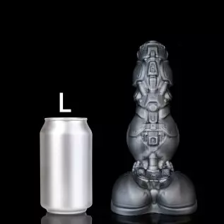 Nothosaur「Rocco」7.7 Inch Fantasy Knot Anal Plug,Unique Design Dildo with Strong Suction Cup for Hands-Free Play, Yellow, L