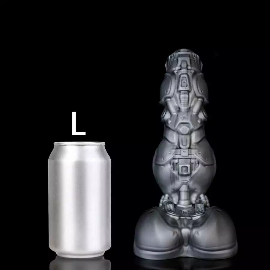 Nothosaur「Rocco」7.7 Inch Fantasy Knot Anal Plug,Unique Design Dildo with Strong Suction Cup for Hands-Free Play, Yellow, L