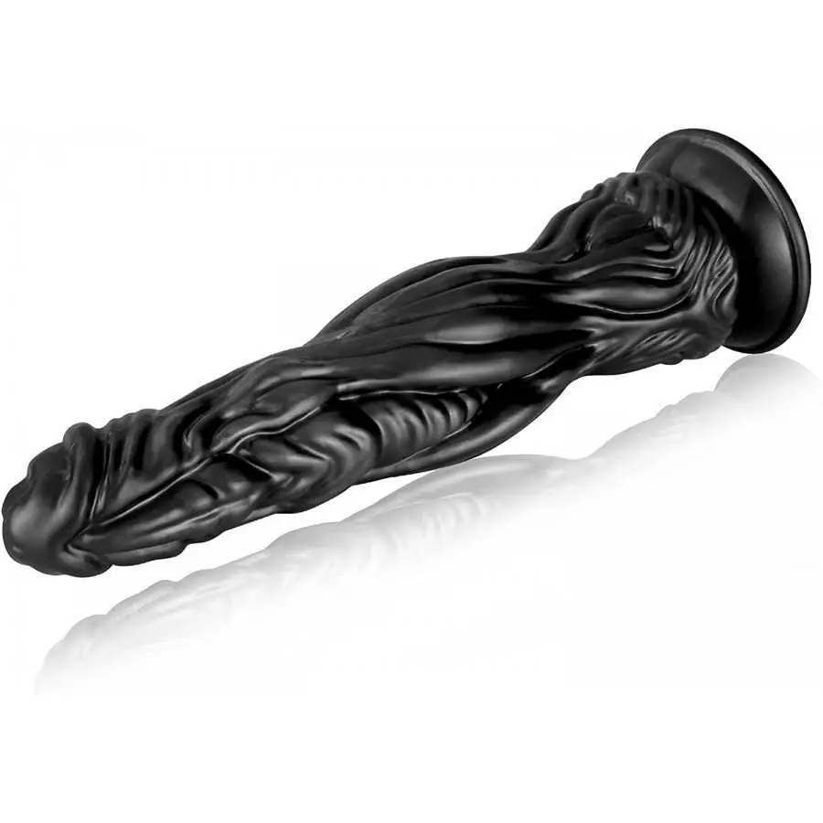 FST G-spot Dildo with Strong Suction Cup, 10.6'' Huge Animal Realistic Penis Prostate Massager for Anal Vaginal Masturbation