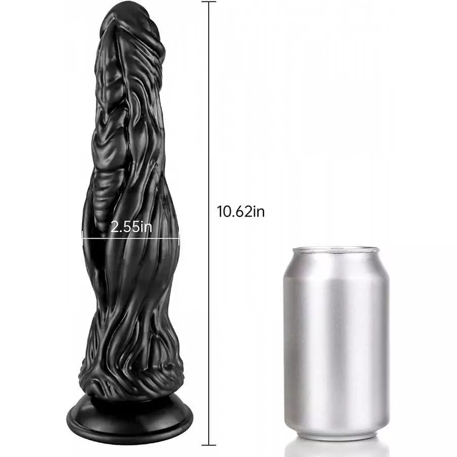 FST G-spot Dildo with Strong Suction Cup, 10.6'' Huge Animal Realistic Penis Prostate Massager for Anal Vaginal Masturbation