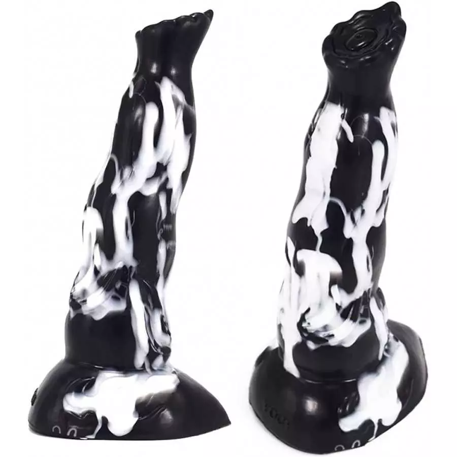 Soft Silicone Irregular Multi Colored Dildo Anal Toy Flexible Stimulate Gift for Lover (Red+Yellow+White) Soft Silicone Irregular Multi Colored Dildo Anal Toy Flexible Stimulate Gift for Lover (Red+Yellow+White)