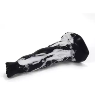 Soft Silicone Irregular Multi Colored Dildo Anal Toy Flexible Stimulate Gift for Lover (Red+Yellow+White)