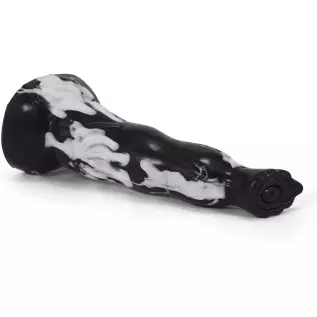 Soft Silicone Irregular Multi Colored Dildo Anal Toy Flexible Stimulate Gift for Lover (Red+Yellow+White)