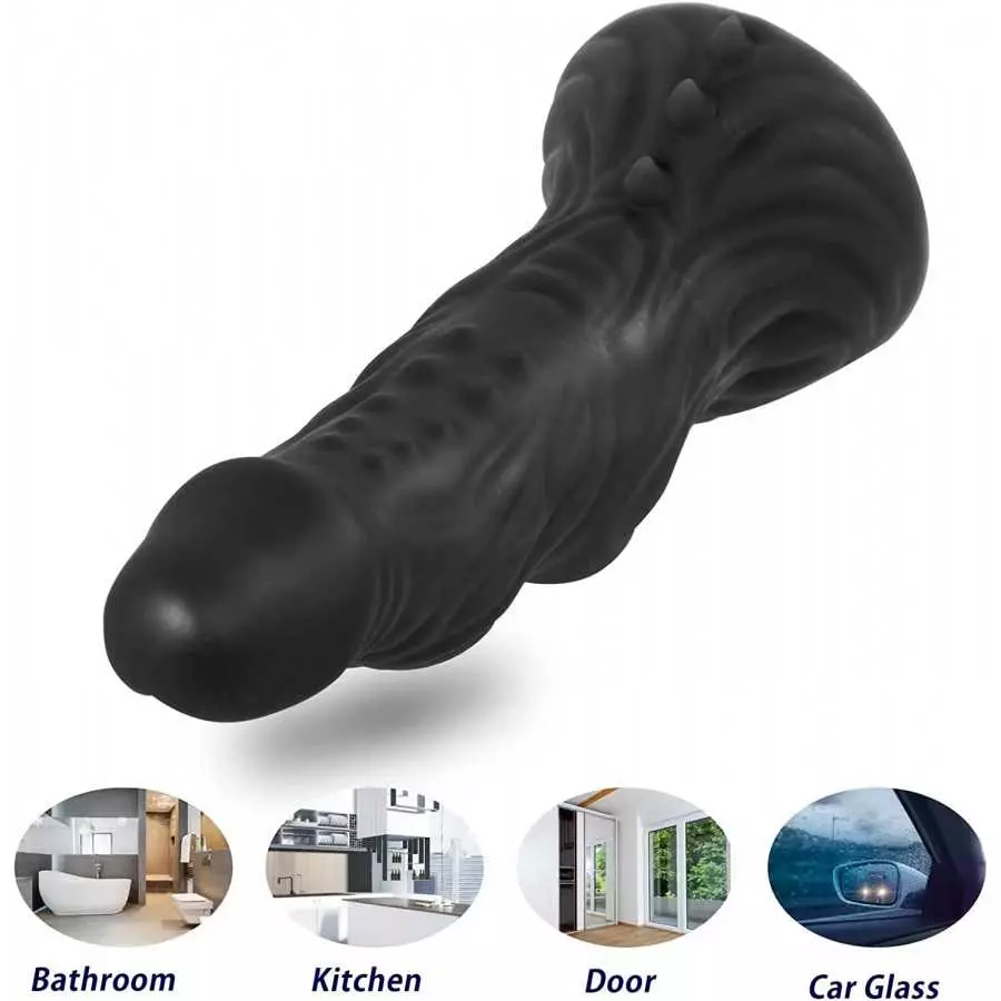 DHJ&NANA 8.3In Realistic Huge Dildo ,DHJ&NANA Monster Anal Dildo with Strong Suction Cup,Premium Silicone Dildo for Anal Play Ha