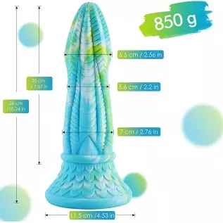 Hismith Huge Dildo Amazing Dildo Realistc Silicone Dildo with Strong Suction Cup for Hands-Free Play,Body-Safe Material Anal Sex