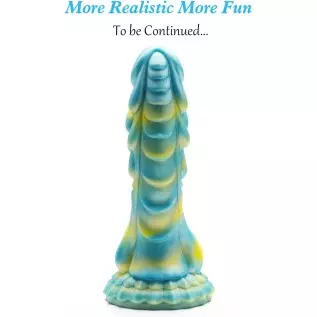 Realistic Dragon Dildo for Women: 8.2 Inches Soft Liquid Silicone Dildo with Strong Suction Cup, Hands-Free Anal Play Massage fo