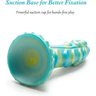 Realistic Dragon Dildo for Women: 8.2 Inches Soft Liquid Silicone Dildo with Strong Suction Cup, Hands-Free Anal Play Massage fo