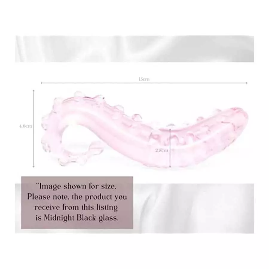 Yoni Pleasure Palace G-Spot Dildo Sacred Squirter - Clear Dildo for G-Spot, Glass Dildo Toy for Women, Massage Wand Body-Safe Ma