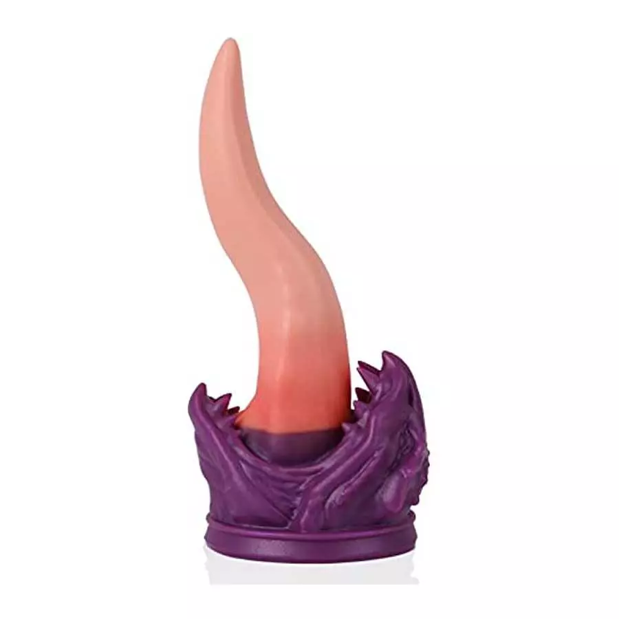 Nothosaur「Ladon's Tongue」7.9 inch Realistic Platinum Silicone Dildo Strong Suction Cup Ultra Soft Lifelike Thick Anal Dildo with Nothosaur「Ladon's Tongue」7.9 inch Realistic Platinum Silicone Dildo Strong Suction Cup Ultra Soft Lifelike Thick Anal Dildo with