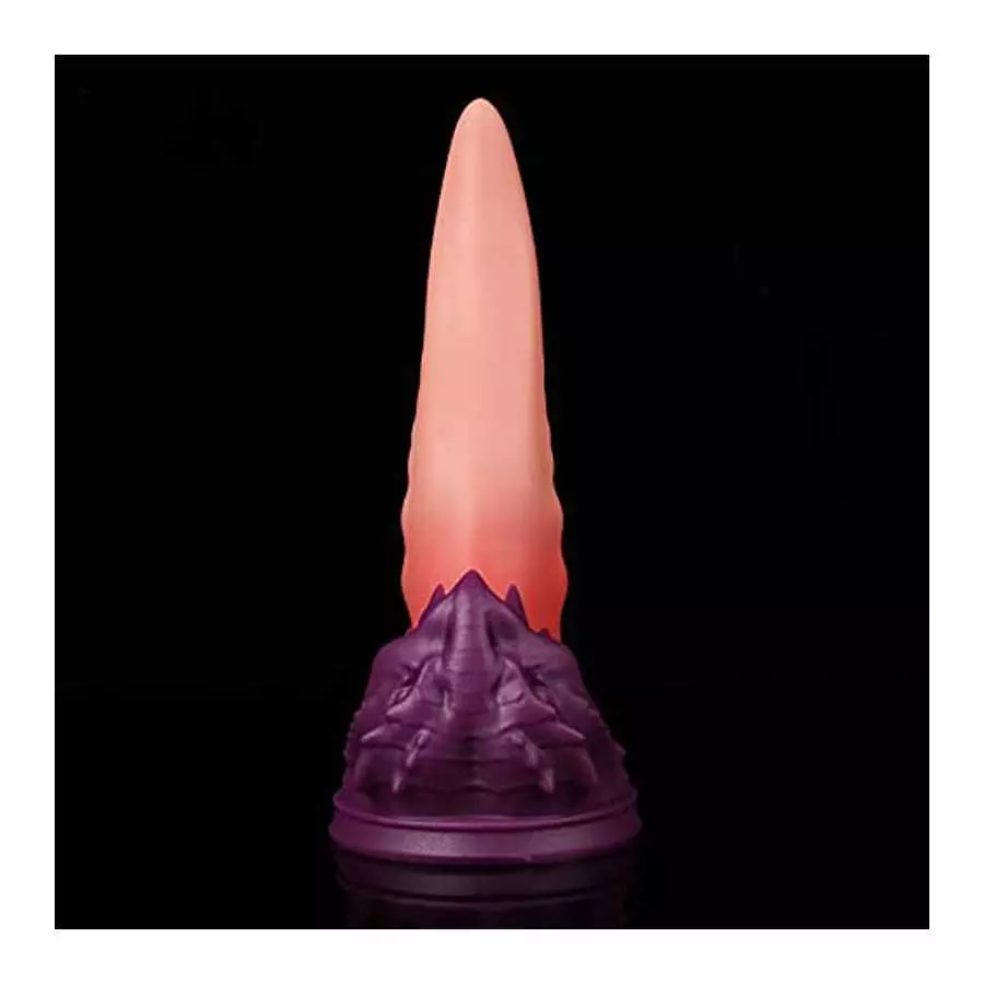 Nothosaur「Ladon's Tongue」7.9 inch Realistic Platinum Silicone Dildo Strong Suction Cup Ultra Soft Lifelike Thick Anal Dildo with
