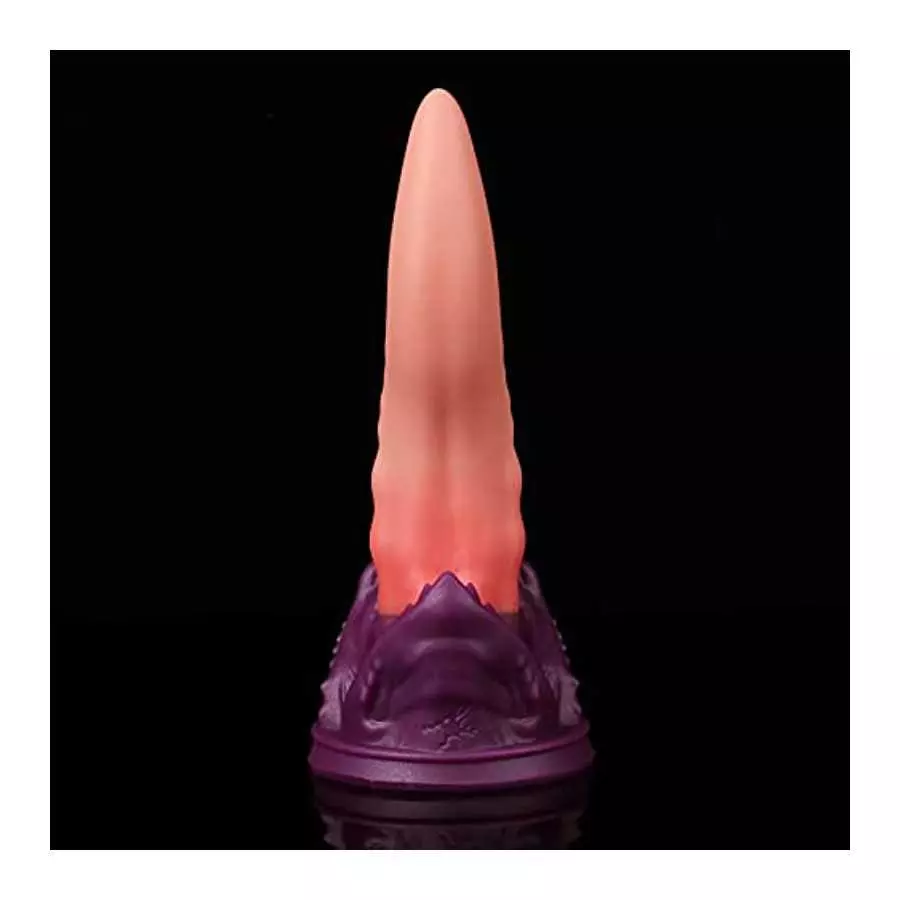 Nothosaur「Ladon's Tongue」7.9 inch Realistic Platinum Silicone Dildo Strong Suction Cup Ultra Soft Lifelike Thick Anal Dildo with