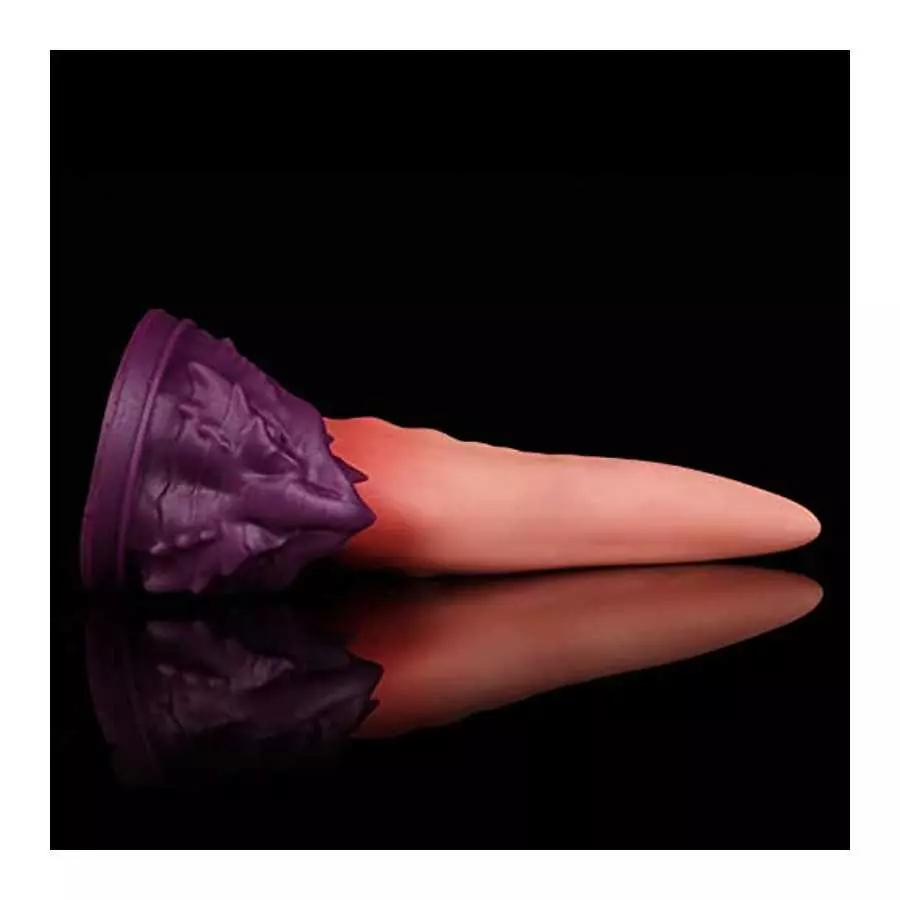 Nothosaur「Ladon's Tongue」7.9 inch Realistic Platinum Silicone Dildo Strong Suction Cup Ultra Soft Lifelike Thick Anal Dildo with