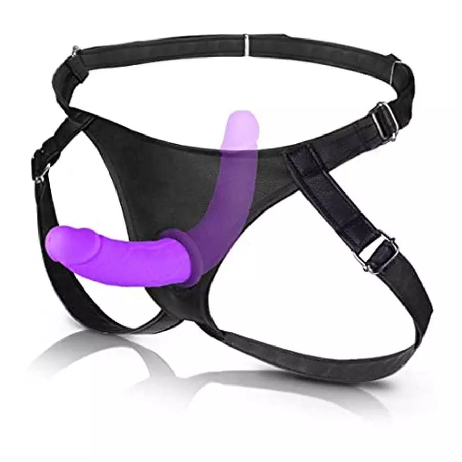 Harness Strap on Silicone Dildo G spot Stimulator Detachable Double Dildos Vagina Massager Female Masturbator Adult Sex Toy for Harness Strap on Silicone Dildo G spot Stimulator Detachable Double Dildos Vagina Massager Female Masturbator Adult Sex Toy for