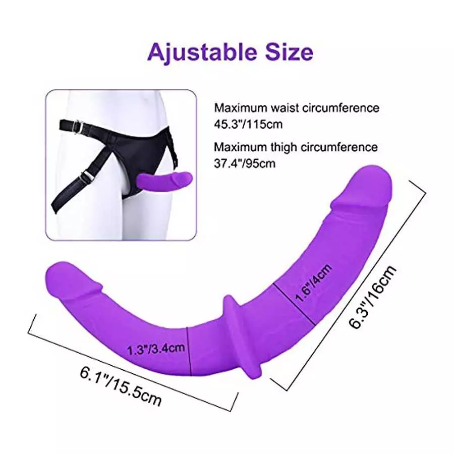 Harness Strap on Silicone Dildo G spot Stimulator Detachable Double Dildos Vagina Massager Female Masturbator Adult Sex Toy for