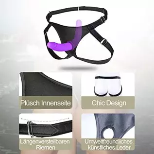 Harness Strap on Silicone Dildo G spot Stimulator Detachable Double Dildos Vagina Massager Female Masturbator Adult Sex Toy for