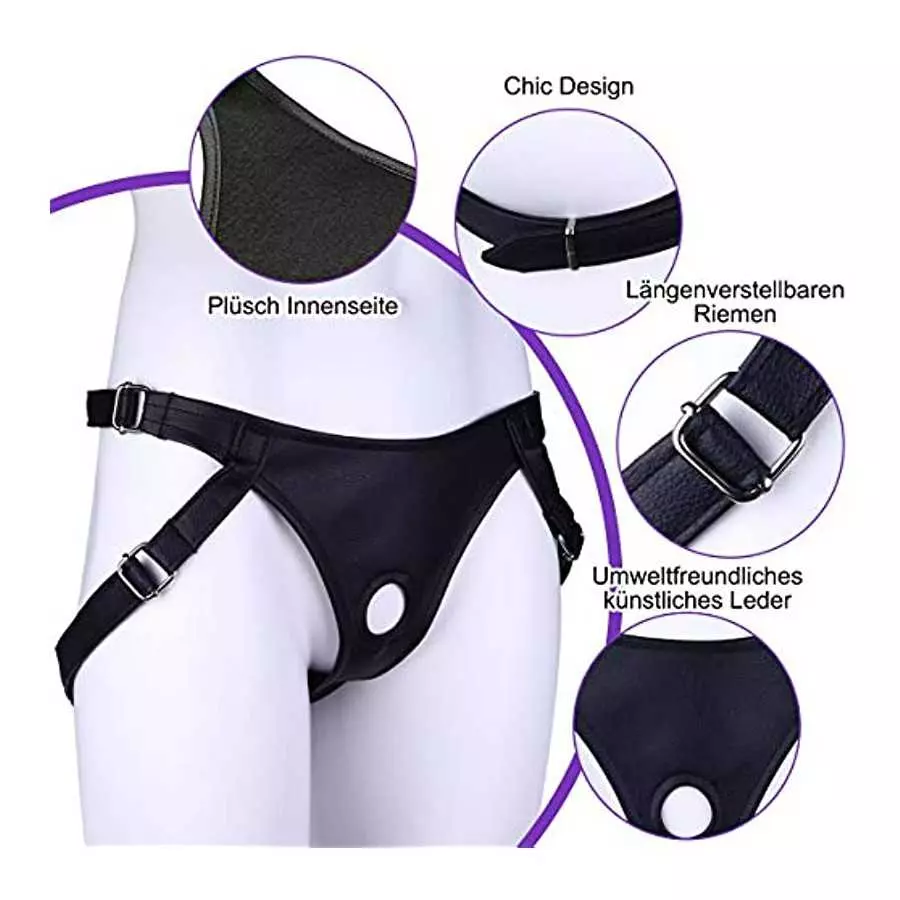 Harness Strap on Silicone Dildo G spot Stimulator Detachable Double Dildos Vagina Massager Female Masturbator Adult Sex Toy for