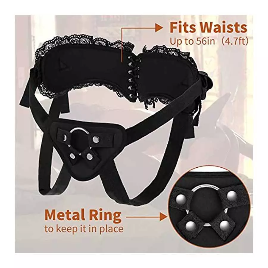 Strap On Dildo Toys Harness for Pegging, Strap On Harness with Realistic Dildo Wearable Adult Sex Toys for Couple Peg Women Sex