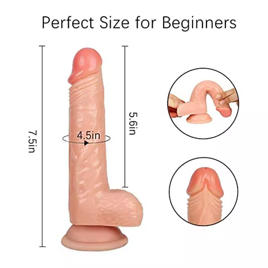 Strap On Dildo Toys Harness for Pegging, Strap On Harness with Realistic Dildo Wearable Adult Sex Toys for Couple Peg Women Sex