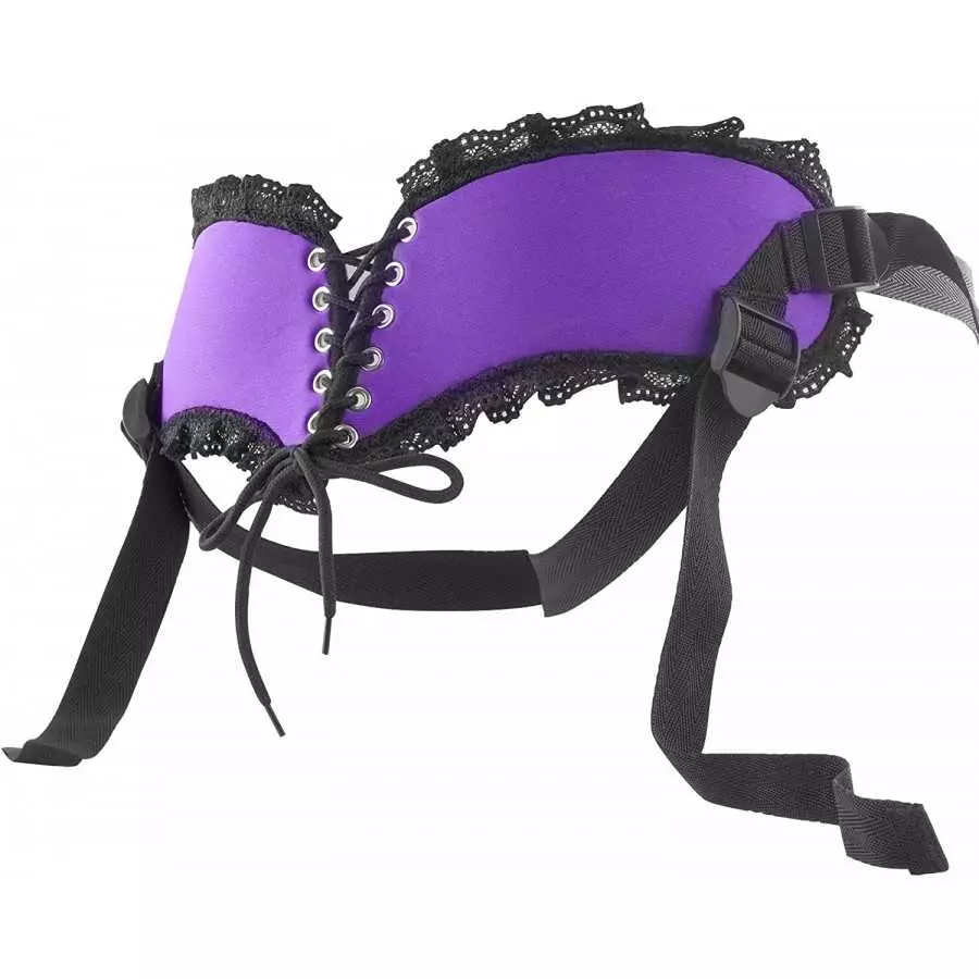 Strap-on Harness Adjustable Universal Adult Sex Toy with 3 Different Sized O-Rings Suction Cup Dildo Compatible Harness, Accommo