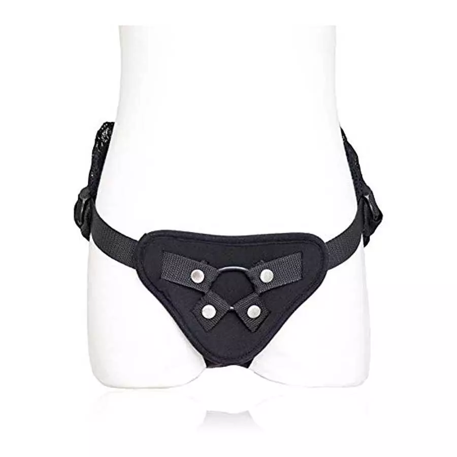 Adjustable Strap On Harness, Bondage Unisex Strap-on with O Ring and Lace for Strapless Strap-On Dildo, Adult Sex Toy for Men Wo
