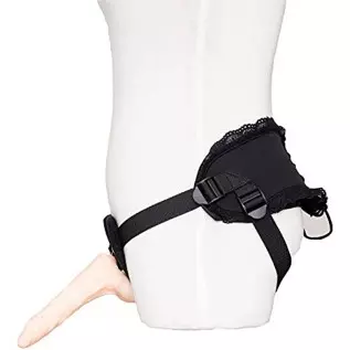 Adjustable Strap On Harness, Bondage Unisex Strap-on with O Ring and Lace for Strapless Strap-On Dildo, Adult Sex Toy for Men Wo