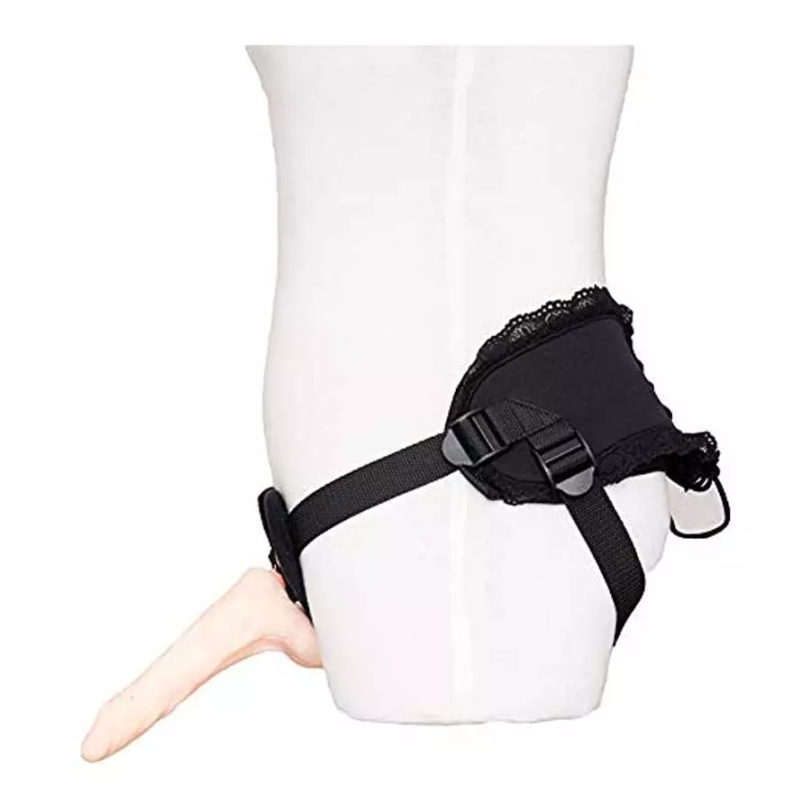 Adjustable Strap On Harness, Bondage Unisex Strap-on with O Ring and Lace for Strapless Strap-On Dildo, Adult Sex Toy for Men Wo