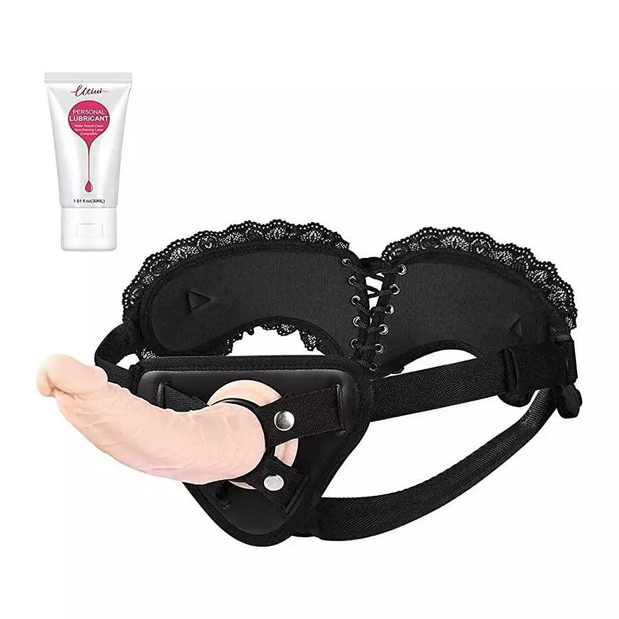 Strap-on Dildo Sex Toys for Couples - UTIMI Strap on Harness Wearable 8.3 inches Realistic Silicone Dildo for G Spot Stimulator Strap-on Dildo Sex Toys for Couples - UTIMI Strap on Harness Wearable 8.3 inches Realistic Silicone Dildo for G Spot Stimulator
