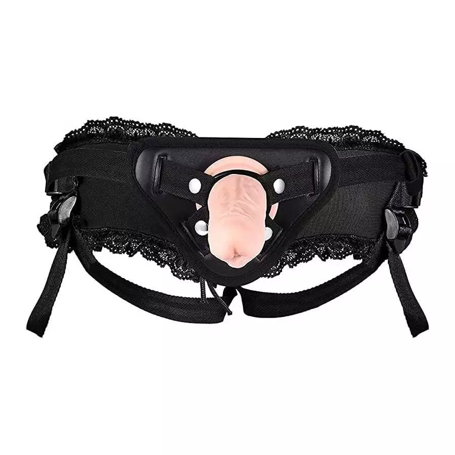 Strap-on Dildo Sex Toys for Couples - UTIMI Strap on Harness Wearable 8.3 inches Realistic Silicone Dildo for G Spot Stimulator