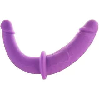 Strap U Double Charmer Premium Silicone Double Dildo Set Penetration with Harness for Women, Men, & Couples, Silicone G-spot Ana