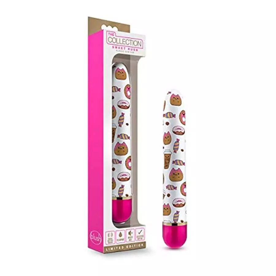 Blush The Collection 7” Adjustable Multi-Speed Vibrator, Waterproof, Slim Line, Sex Toy for Women, Sex Toy for Couples Blush The Collection 7” Adjustable Multi-Speed Vibrator, Waterproof, Slim Line, Sex Toy for Women, Sex Toy for Couples