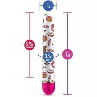 Blush The Collection 7” Adjustable Multi-Speed Vibrator, Waterproof, Slim Line, Sex Toy for Women, Sex Toy for Couples Blush The Collection 7” Adjustable Multi-Speed Vibrator, Waterproof, Slim Line, Sex Toy for Women, Sex Toy for Couples