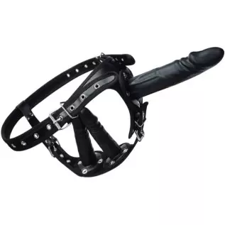 FST Strap-on Dildo with Harness Belt 3 Removable Silicone Dildos, G Spot Stimulate Adjustable Dildo Leather Sex Toy for Women Le